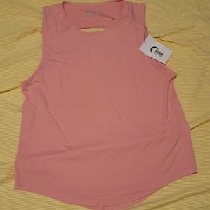 Pink horizon muscle tank